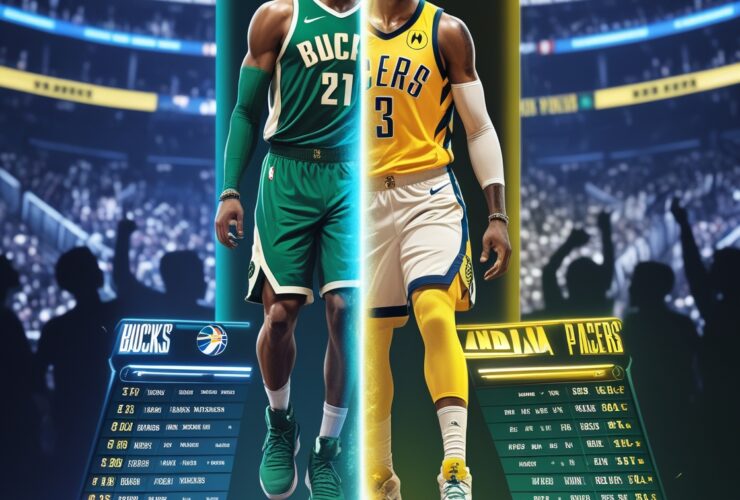 milwaukee bucks vs pacers match player stats
