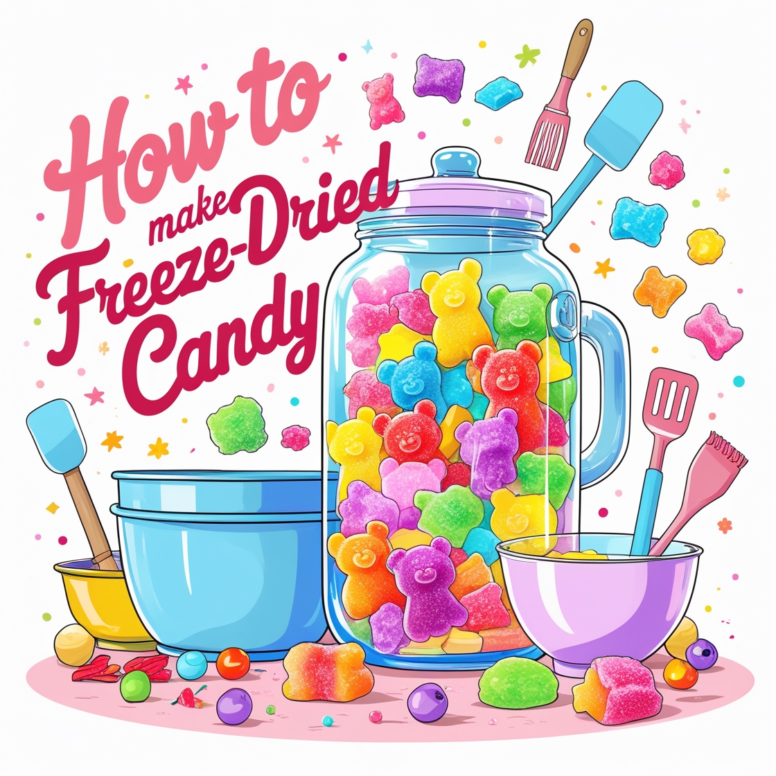 how to make freeze dried candy