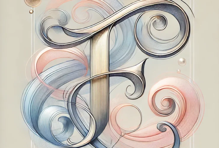 cursive f