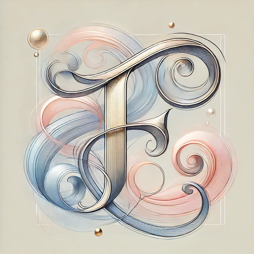cursive f