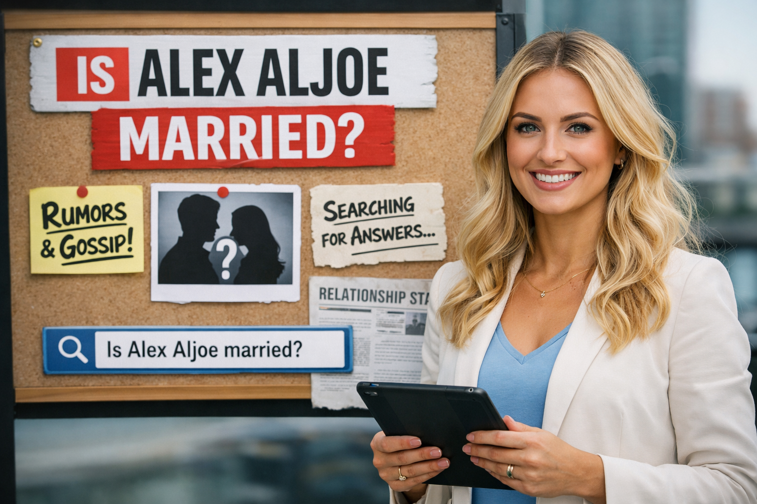 is alex aljoe married